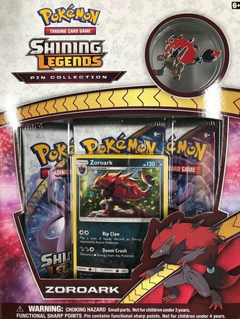 for sale online 80339 Multicoloured Pokémon Shining Legends Zoroark Cards Set 