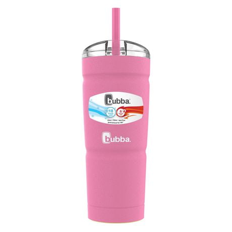 bubba Envy S Insulated Stainless Steel Tumbler with Straw, 24 oz., 24oz/710mL, BPA Free