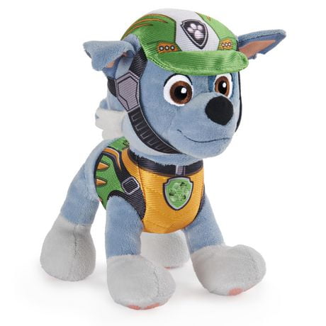 PAW Patrol, Dino Rescue Rocky, Stuffed Animal Plush Toy, 8 inch ...