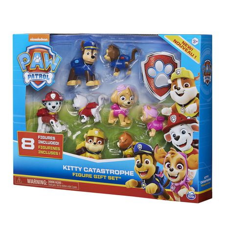 PAW Patrol, Kitty Catastrophe Gift Set with 8 Collectible Figures, for ...