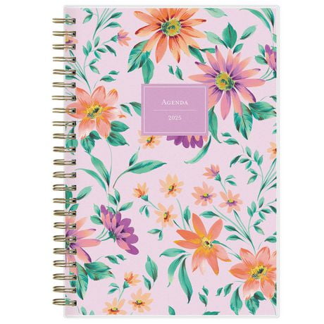 2025 Weekly Monthly Planner, 5 x 8, Blue Sky, Sun Child Lavender, 5x8 Weekly/Monthly Planner