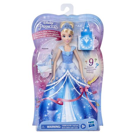 Disney Princess Style Surprise Cinderella Fashion Doll with 10 Fashions ...