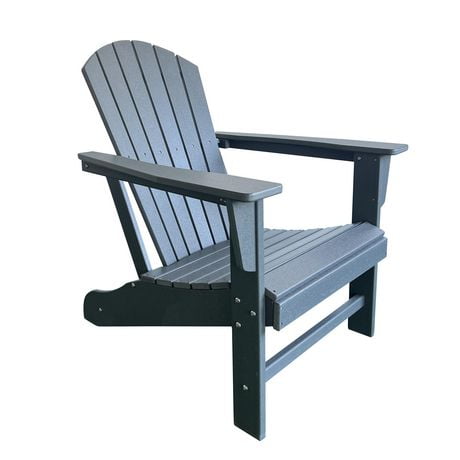 Traditional Polywood Adirondack Chair - Slate Grey
