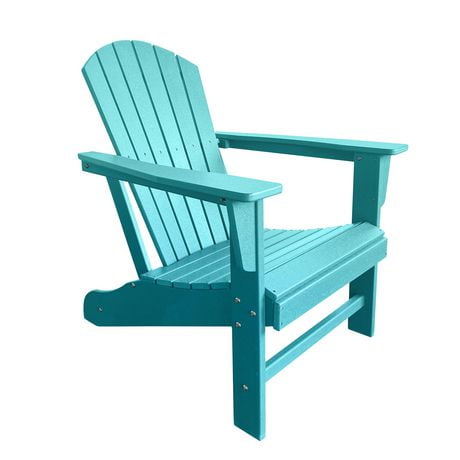 Traditional Polywood Adirondack Chair - Lake Louise Blue