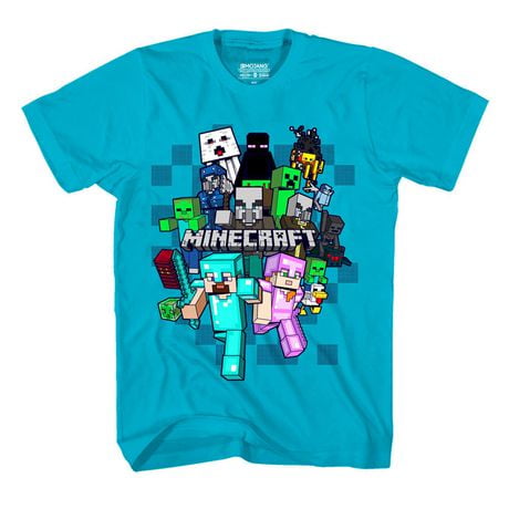 Boys Minecraft Crafty Cluster T-Shirt - Walmart.ca