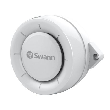 Sirène Wi-Fi intérieure Swann filaire pour maison intelligente - Blanc