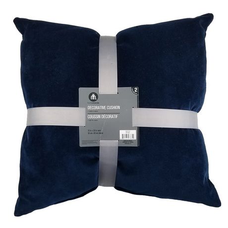 Hometrends Cotton Velvet 2 Pack, Cushions For Sofas Canada