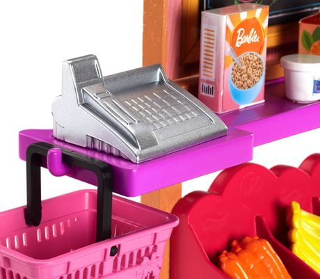 barbie grocery playset