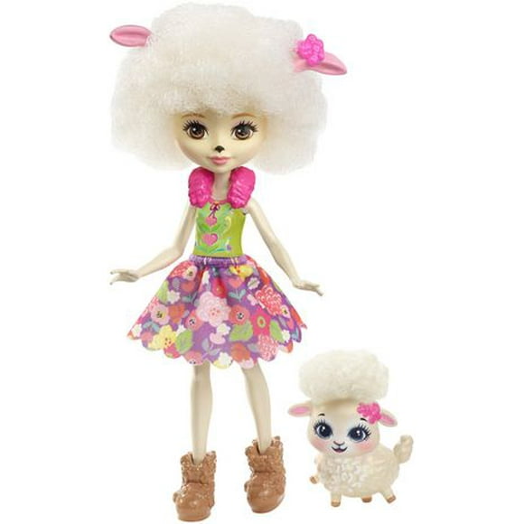 Enchantimals Lorna Lamb Doll & Flag Sheep Figure