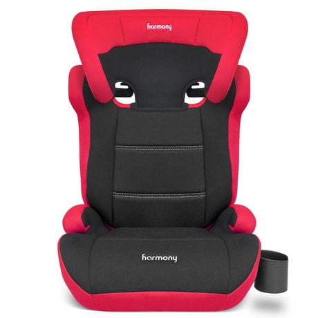 Dreamtime MAX 2-in-1 Comfort Booster Car Seat - Red and Black, Child weight: 40 - 110 lbs