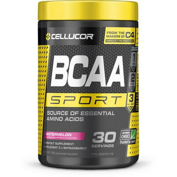Cellucor Bcaa Sport Hydration & Recovery Watermelon 30 Servings, Watermelon 30 Servings