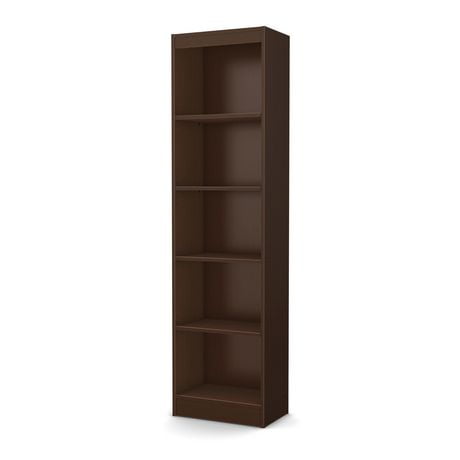 South Shore, Smart Basics collection, 5-Shelf Narrow Bookcase