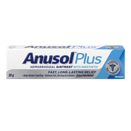 ANUSOL plus Hemorrhoidal Ointment with Anesthetic, 30g