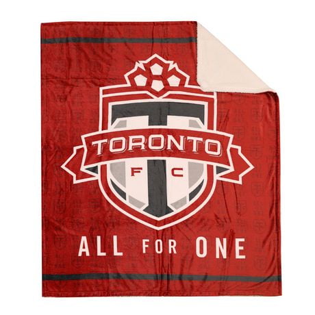 Couverture en peluche de MLS Toronto FC, (50" x 60")