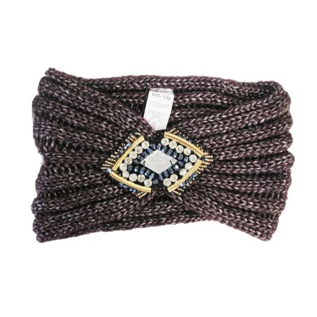 George Ladies' Ribbed knit Headband with Jewel Detail | Walmart Canada