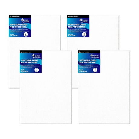 North Shore Professional Canvas 18" x 24" 4 pack