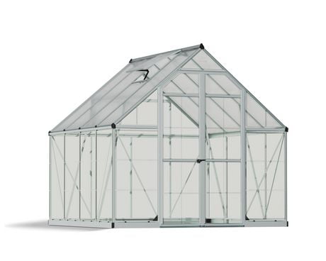 Canopia By Palram Balance 8 Ft. X 8 Ft. Greenhouse - Silver 