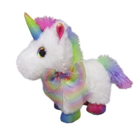 WAY TO CELEBRATE SMALL WHITE UNICORN, 7.5INCH PLUSH TOY | Walmart Canada