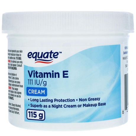 Equate Vitamin E Cream, 115 g
