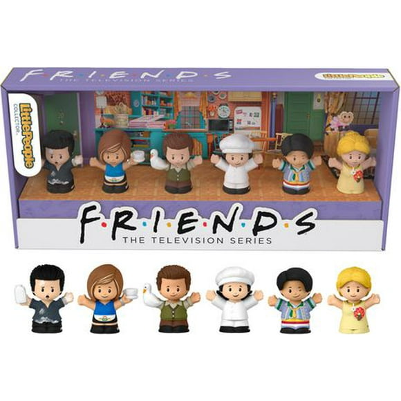 Little People Collector Friends TV Series Special Edition Set for Adults & Fans, 6 Figures