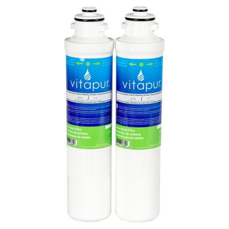 Vitapur® Filter Replacement Kit for Under-Sink Water Filtration Systems PQC1FS and PQC3RO, Quick-Connect Filter Style