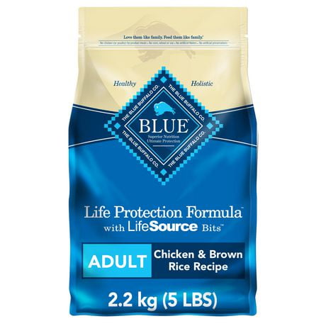 BLUE Life Protection Formula Adult Chicken & Brown Rice Dry Dog Food, 2.2kg
