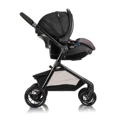 Evenflo Pivot Travel System Safemax Infant Car Seat Causal Grey Fashion Canada - Evenflo Infant Car Seat Travel System
