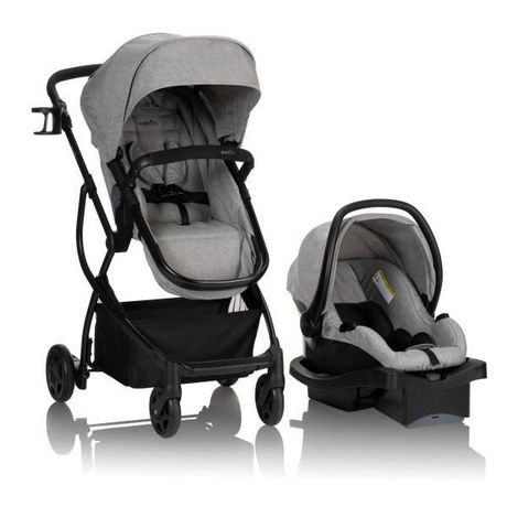 Evenflo Omni Travel System Litemax Infant Car Seat Heather Grey Fashion Canada - Evenflo Infant Car Seat Travel System