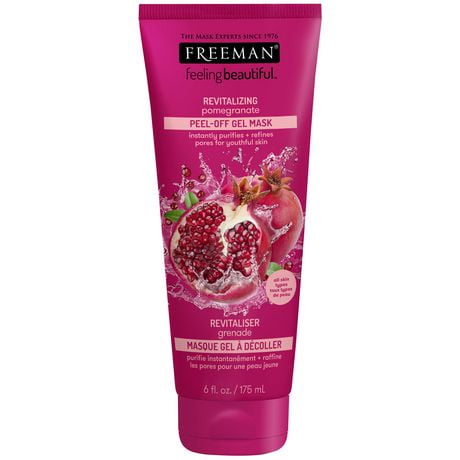 Freeman Feeling Beautiful Pomegranate Revealing Peel-Off Mask | Walmart ...