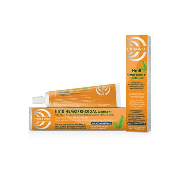 Thera Wise HmR Natural Bio-Active Hemorrhoidal Ointment, Helps relieve the discomfort and/or itching associated with hemorrhoids