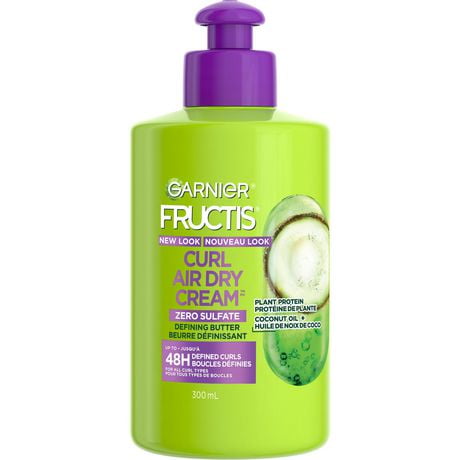Garnier Fructis Curl Air Dry Hair Cream, Sulfate Free, 300 mL