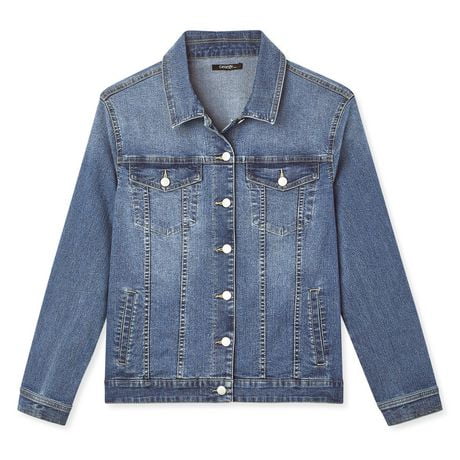 denim jacket walmart oversize george