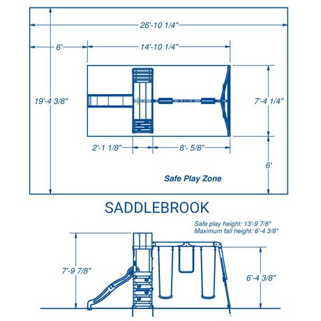 saddlebrook swing set