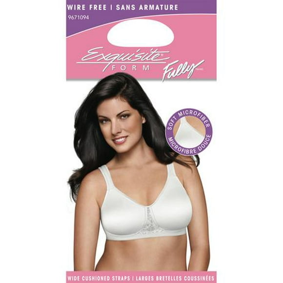 Exquisite Form #9671094 FULLY Full-Coverage Bra, Wire-Free, Available Sizes 40C - 48DDD