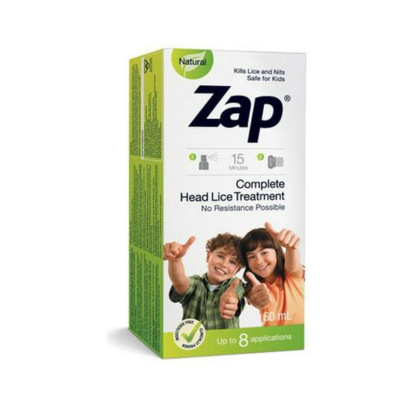 ZAP Complete Head Lice Treatment, 60ml