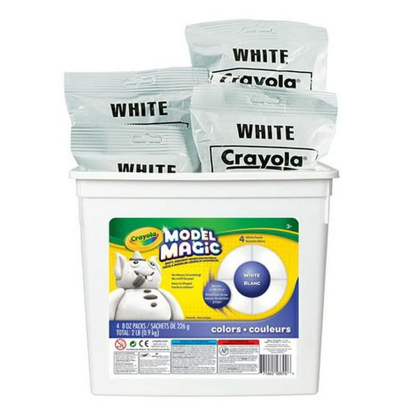 Crayola Model Magic 2lb Resealable Storage Container, White