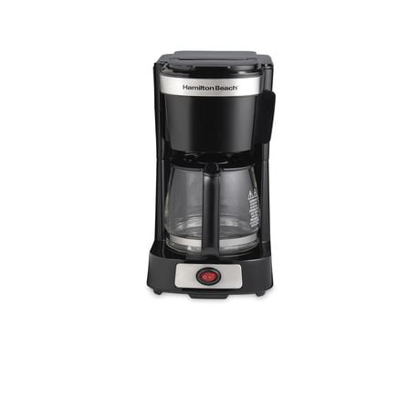 5 Cup Compact Coffee Maker with Glass Carafe, Drip Coffee Maker, 46110