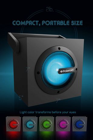 polaroid light box speaker
