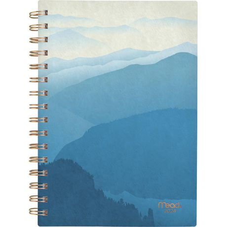 Mead Small Modern Landscape 2024 Weekly/Monthly Planner, Planner