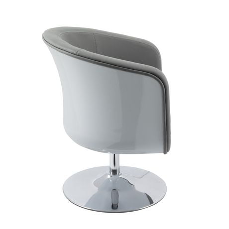 Corliving Mod Modern Bonded Leather Tub Chair Walmart Canada