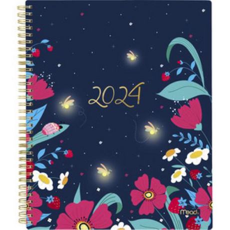 Mead Large Garden Firefly 2024 Weekly/Monthly Planner | Walmart Canada