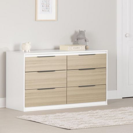 6-Drawer Double Dresser from the collection Hourra South Shore
