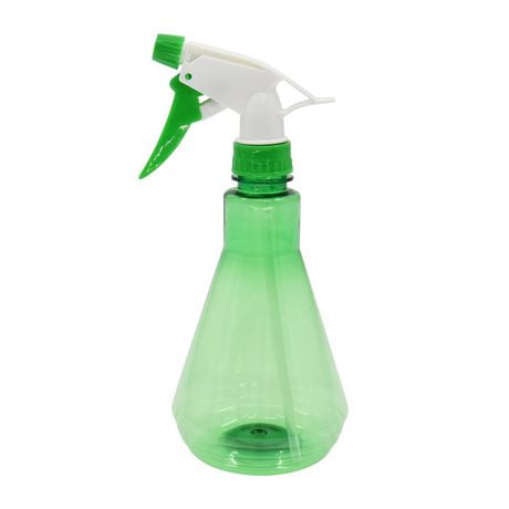 Mainstays Plastic Spray Bottle, 4.7 inch x 3.9 inch x 8.7 inch, 16.7 oz, 1 Piece, Colors may vary