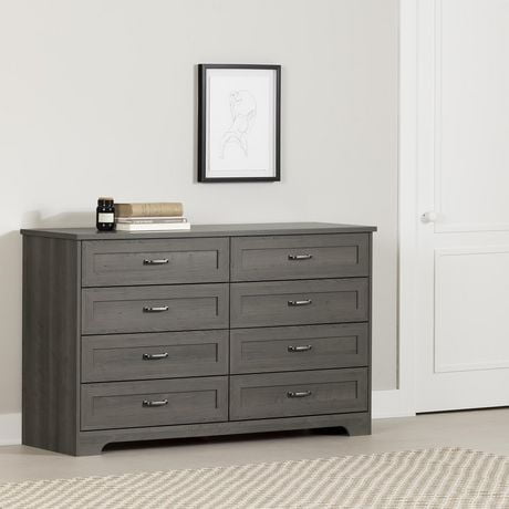 8-Drawer Double Dresser from the collection Prairie South Shore ...