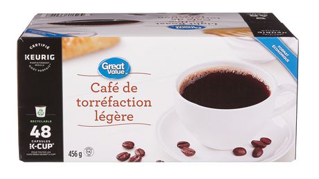 Great Value Keurig Light Roast Coffee | Walmart Canada