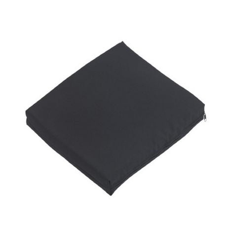 Drive Medical Black Gel-U-Seat Lite General Use Gel Cushion with Stretch Cover, 18" x 20" x 2"