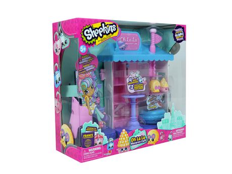 Shoppies Shopkins Season 8 Europe Oh La La Macaron Café Playset ...