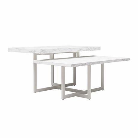 CosmoLiving Brielle Coffee Table, Marble