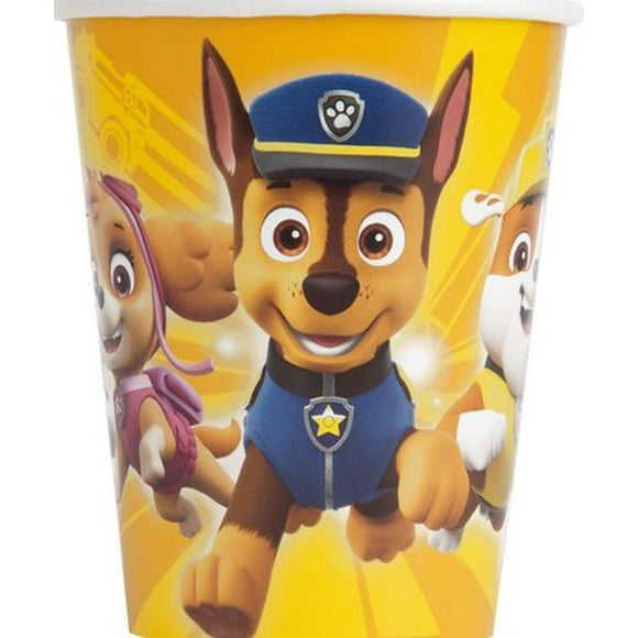 PAW Patrol Birthday Paper Cups, 9oz., 8ct, Disposable cups hold 9oz.