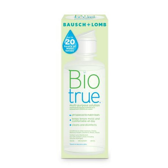 Bausch & Lomb Biotrue Multi-Purpose Solution 120ml, Contact lens disinfectant